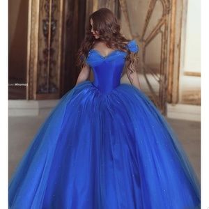 Royal Blue Cinderella Dress